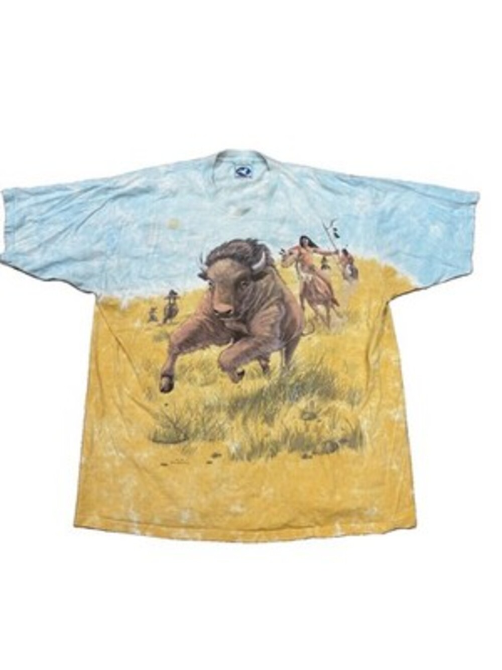 90’s Vintage 1990s Brian Fox Double-Sided Bison T-Shirt One owner Y2K